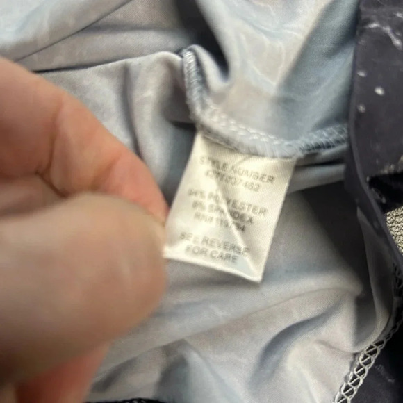 One World Bat Wing Bohemian Embellished Top Women’s Large Lace Flutter Sleeve - Picture 15 of 16